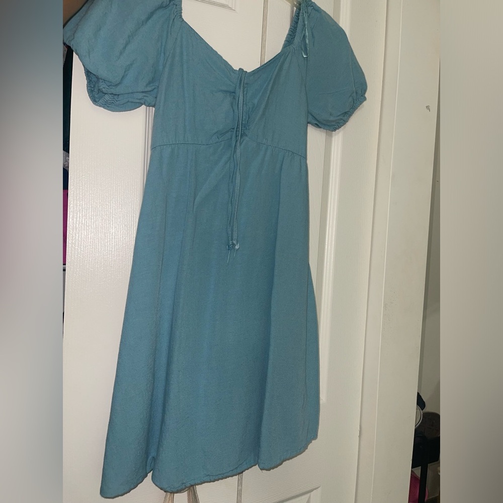 Blue dress